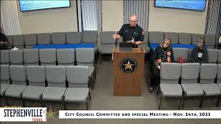 11/14/23 - Council Committee & Special City Council Meeting