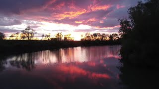 Tramonto Pazzesco nel Delta Del Po [ Ariano nel Polesine ] @albanononnato4734 Video