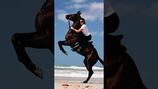 Beach horse racing #equestrian #horselover #horserid #beach