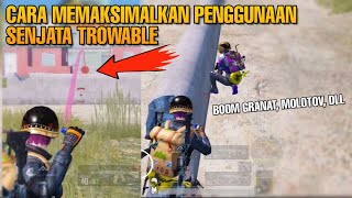 Tips Menggunakan Boom Granat, Molotov, dll (Senjata Trowable) Utility | PUBG Mobile