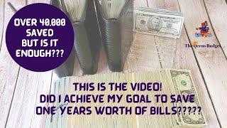 THIS YEAR I SAVED OVER $40,000 FOR NEXT YEARS BILLS ||  FINAL COUNT || DID I MAKE IT? || LETS SEE