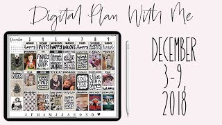 Digital Plan With Me: December 3-9, 2018