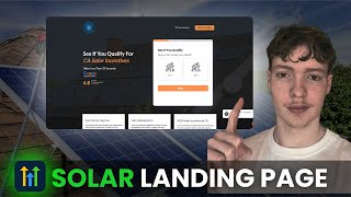 The BEST Solar Landing Page using GoHighLevel