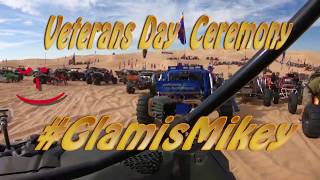 Glamis Veteran's Day Flag Pole Ceremony Part 2  #GlamisMikey