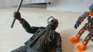 jason voorhees vs Klikbot stop-motion #stopmotion #fighting