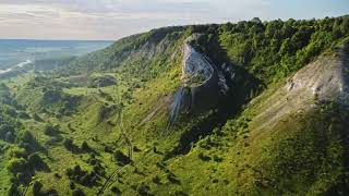 река Дон, вид с высоты птичьего полёта