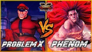 SFV AE🔥Problem X(M.Bison) VS Phenom(Necalli) Season 4 Ranked Match!🔥