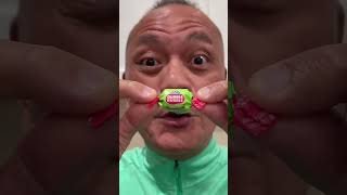 ASMR AMERICA'S ORIGINAL DUBBLE BUBBLE GUM APPLE FLAVOR AND EAT#funny #viral