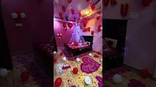 Trending Room decore for love / wife bday celebration/9979792970 for booking #viral #love