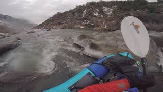 Packraft on Rio Grande 2021-01-01, 330 cfs