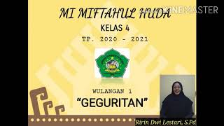 Basa Jawa Kelas 4 Wulangan 1 GEGURITAN