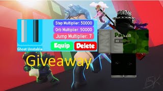 Ghost Unstable Giveaway Speed City Roblox! First 5 winners gets it not done yet