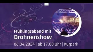 Bad Salzuflen - 6. April 2024 - Kurpark - Frühlingsabend mit "Drohnenshow"