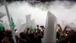 Hinchada de Nacional Los Del Sur Final Atletico Nacional Vs Cali