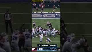 [Highlight] Brandon Aubrey Doinks It Off The Upright As He Misses His First Ever Field Goal At Home!