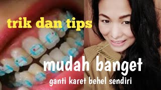 TUTORIAL cara Ganti karet behel power O sendiri di rumah mudah dan murah