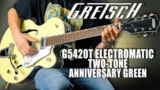 Let The Tones Do The Talking.. Gretsch G5420T Electromatic in Two-Tone Anniversary Green