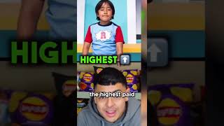 Meet the Richest Kid on YouTube: Ryan’s Unbelievable Earnings! #RichestKidOnYouTube #shorts