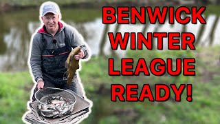 Pole fishing for SILVERS - River Nene - BENWICK Winter League FINAL venue ft Simon Willsmore