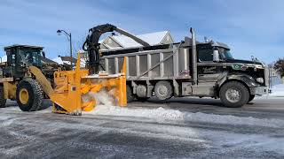 Snow removal operation in Barrhaven January 19th 2023