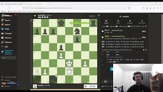 Слепой играет в шахматы онлайн на chess.com. эфир 21. Турнир с подписчиками