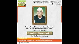 Humble Tribute to the great farmer leader, former Prime Minister of India,Chaudhary Charan Singh Ji