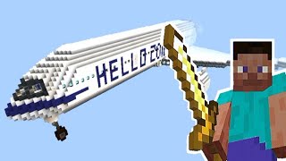 Blasting A Plane [ MINECRAFT POCKET EDITION ]