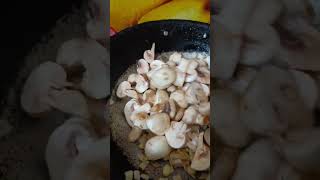 simple and easy pepper mushroom #youtubeshorts #tasty #telugu #shorts