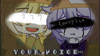 //your voice is so far..//meme//Dreamtale//Gacha club