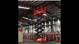 6m 8m 10m 12m 14m Aerial Small Work Platform Hydraulic Self Driving Electric Scissor Lifts