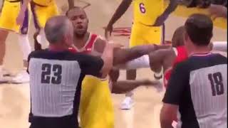 The Way Chris Paul Wipes His Face Rondo Might’ve Spit On Him