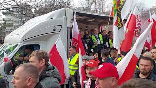 PROTEST ROLNIKÓW WARSZAWA 27,02,2024