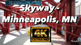 【4K】Minneapolis Skyway - Day Walk