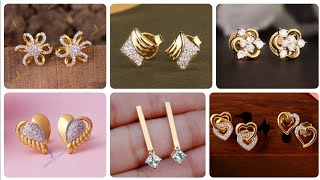 studs| gold stud earing designs 2023 | stylist girl