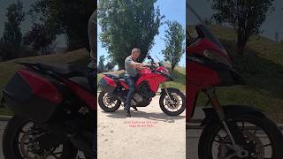 Así llegamos al suelo con la #Ducati Multistrada V2S.