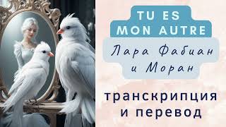 Лара Фабиан и Моран - Tu es mon autre. Транскрипция и перевод