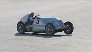 Assetto Corsa: 1934 Mercedes W25 at Brooklands Campbell Circuit