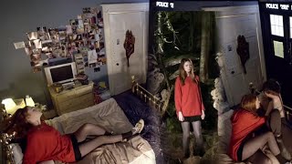 Karen Gillan pantyhose scenes from s05e05 of the TV series Doctor Who