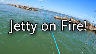 Jetty on Fire | Crazy Fishing