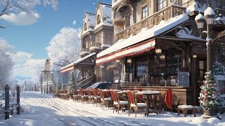 Jazz Relaxing Winter Music Playing in Another Coffee Shop Ambience⛄