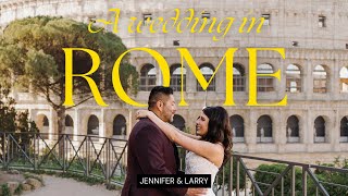 Intimate Destination Wedding in Rome, Italy