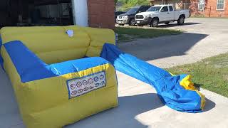 Inflatable walls that create foam - 10 ft x 10 ft - Make foam in a backyard