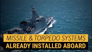 BRP JOSE RIZAL missiles and torpedo launcher system already installed aboard