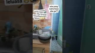 cuci piring di kamar mandi #minivlog #adayinmylife #lucu