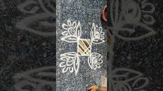 Aadi matham Pooja kolam | Easy padi kolam | Easy muggulu | Rangoli kolangal | Easy muggulu | Friday