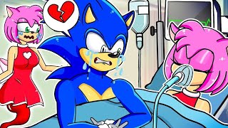 SONIC - Amy!! Don't Leave Sonic Alone  -  Sonic the Hedgehog