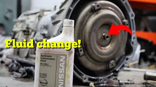 Here's how to change your automatic transmission fluid on your Nissan/Infiniti VQ Platform