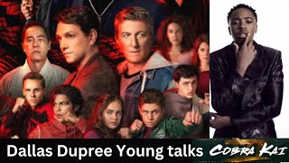 Dallas Dupree Young talks Cobra Kai! #cobrakai  #netflix