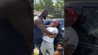 OMOS BEATS UP QUEENZFLIP AFTER FLIP BREAKS HIS WINDOWS- WWE #shorts