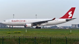 Southwind / A330-200 departure @ Berlin-Brandenburg Airport 30.10.22